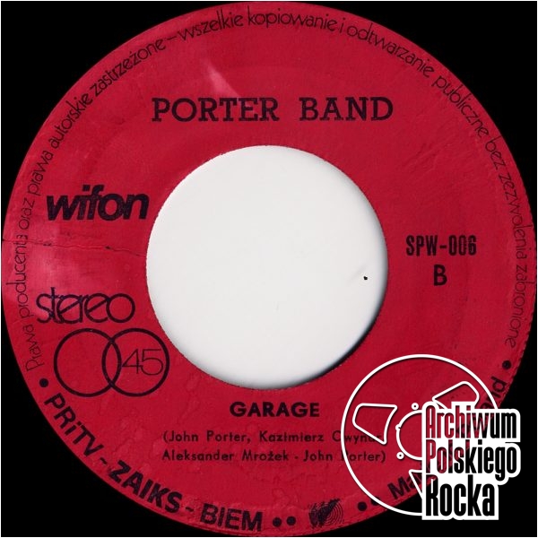 Porter Band - Ain`t Got My Music
