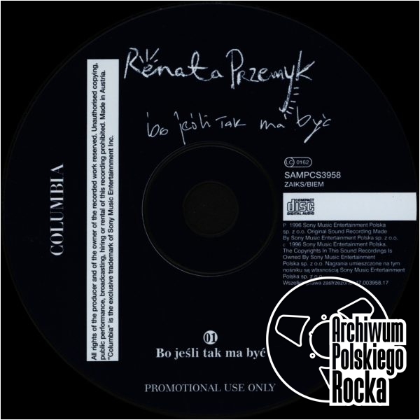 Renata Przemyk - Bo jeśli tak ma być