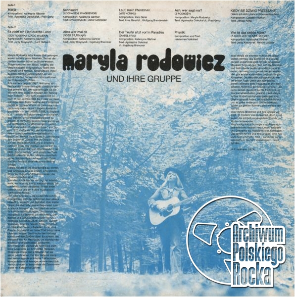 Maryla Rodowicz	- Maryla Rodowicz