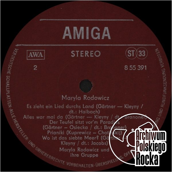 Maryla Rodowicz	- Maryla Rodowicz