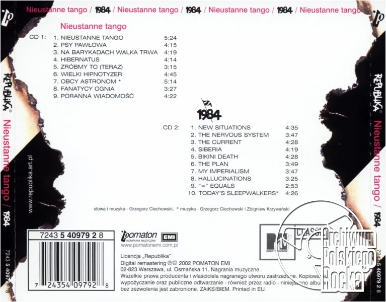Republika - Nieustanne tango / 1984