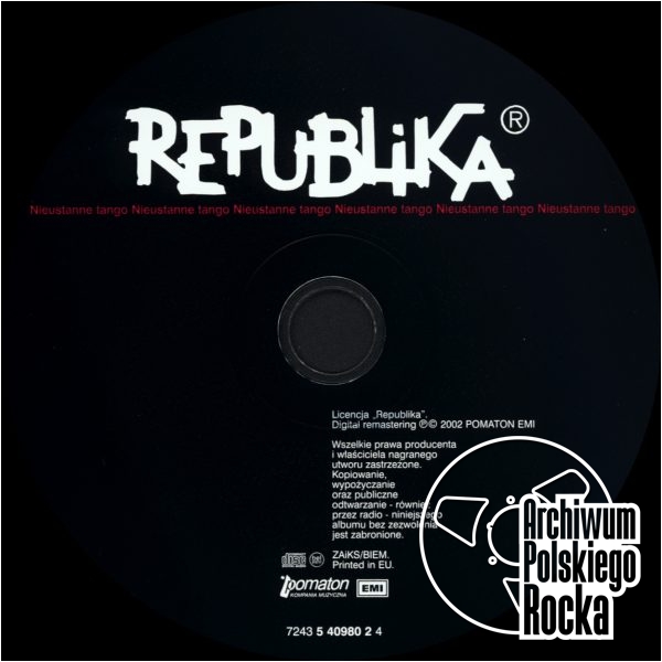 Republika - Nieustanne tango / 1984