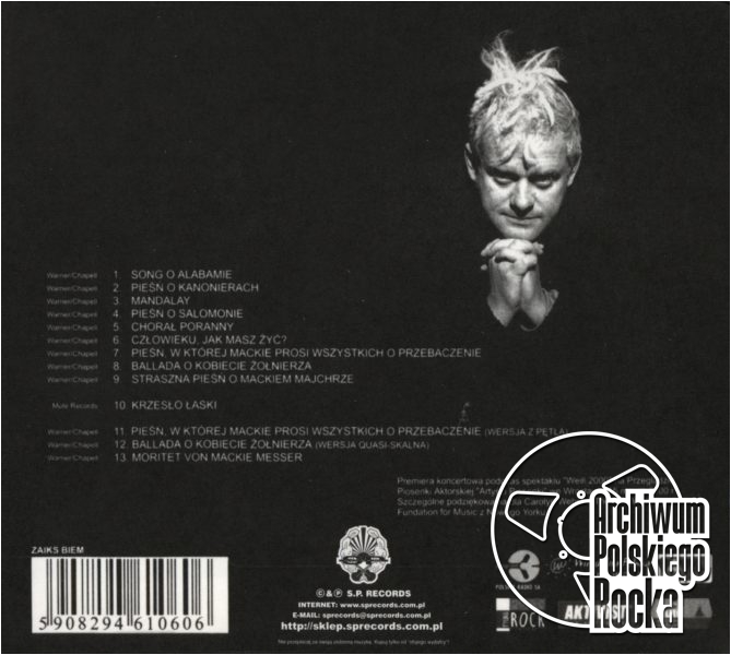 Staszewski, Kazimierz - Melodie Kurta Weill`a i coś ponadto