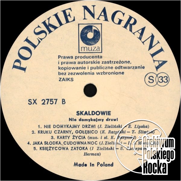 Skaldowie - Nie domykajmy drzwi