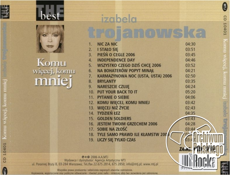 Trojanowska, Izabela - Komu więcej, komu mniej