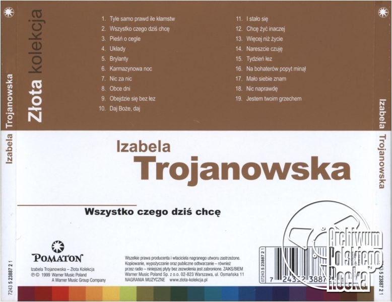 Izabela Trojanowska - Wszystko czego dziś chcę