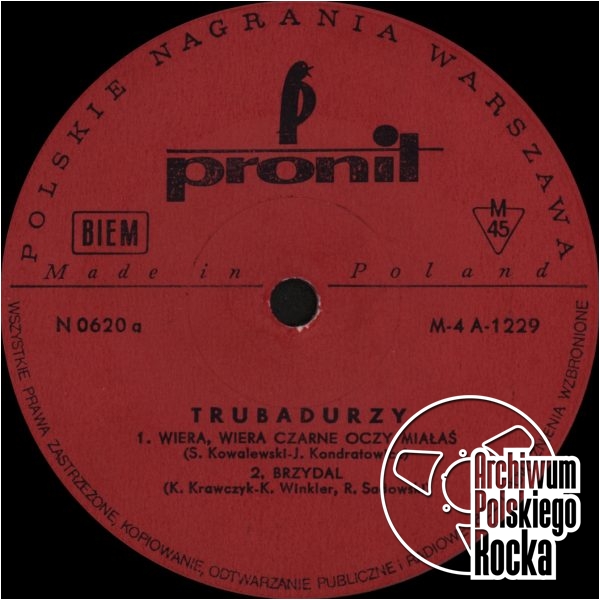 Trubadurzy - Wiera, Wiera