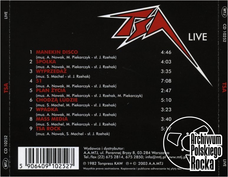 TSA - Live