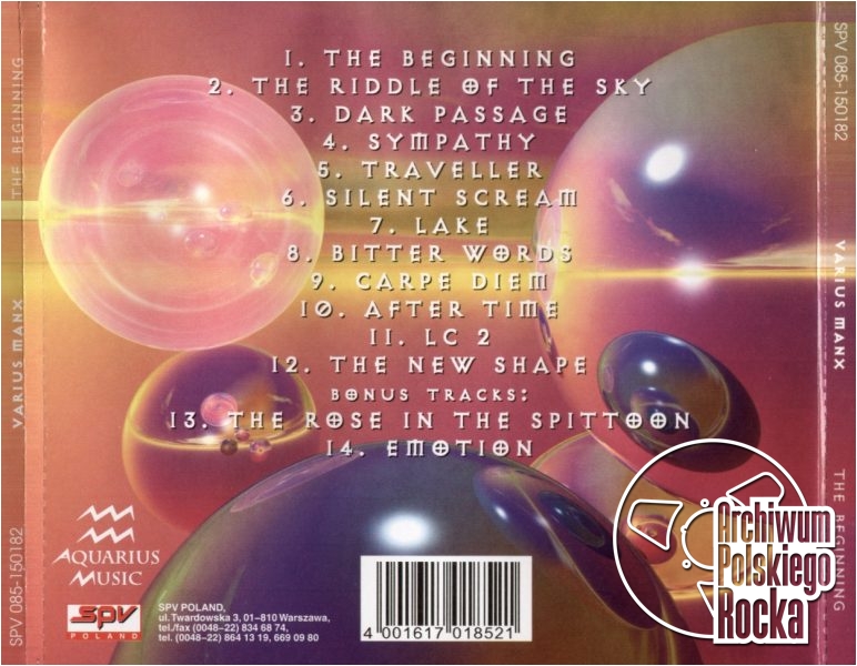 Projekt: Daniel Kleczyński Varius Manx - The Beginning